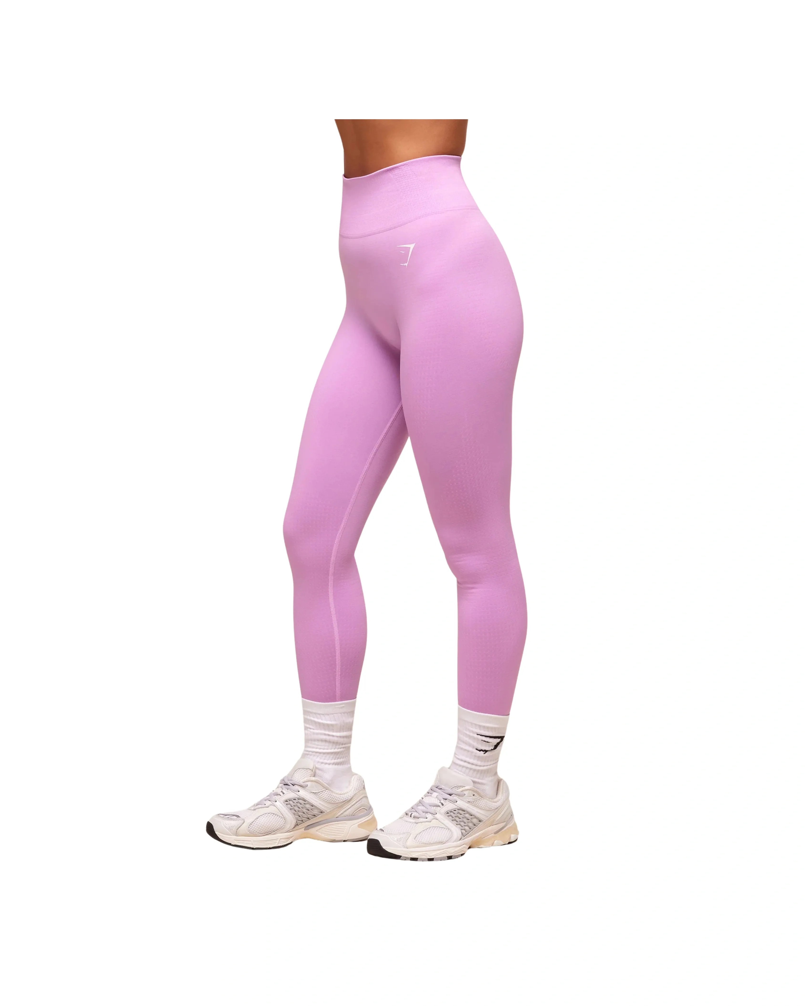 Gymshark Vital Leggings regular Sour Pink Marl - HypeFly India View 3