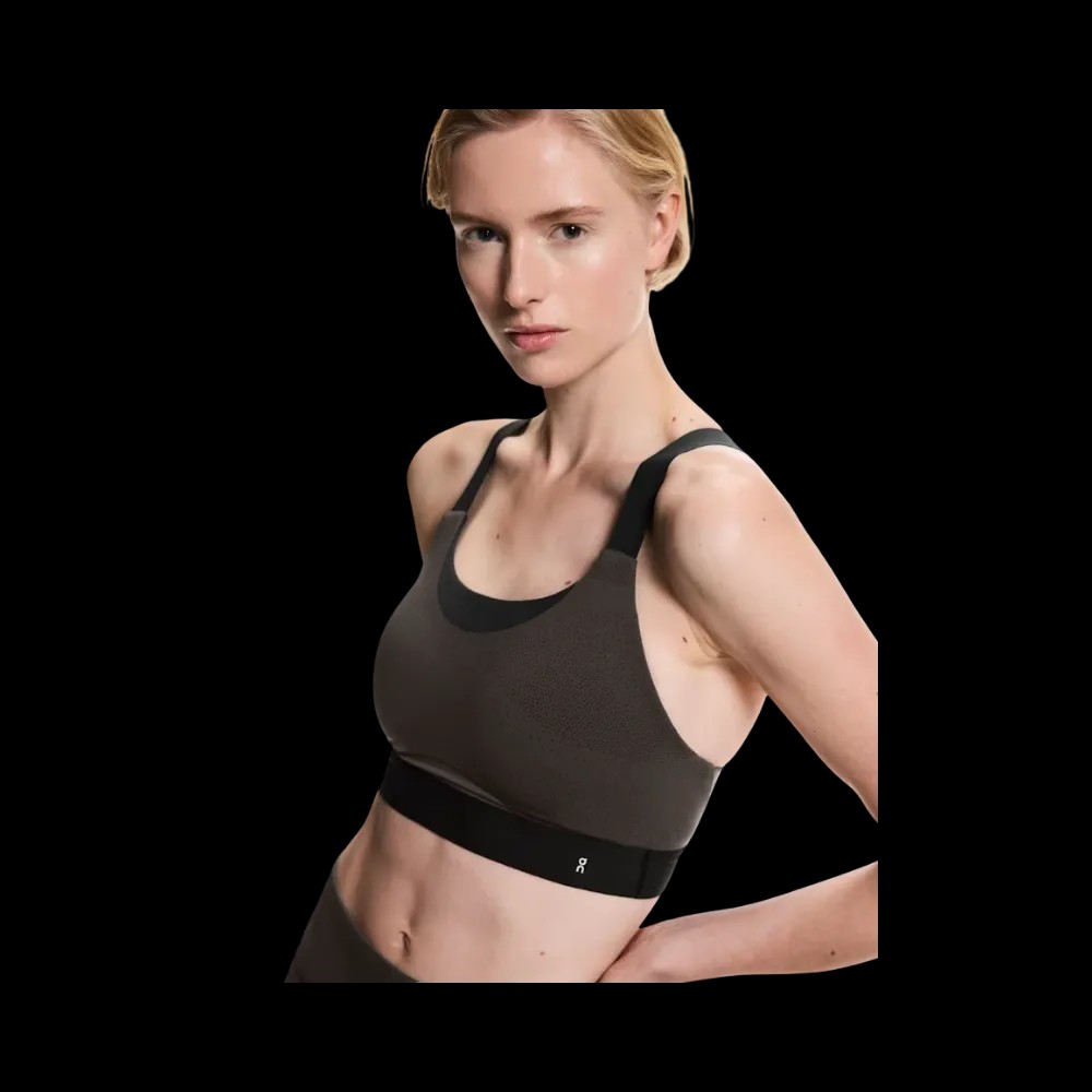 On Running Performance Bra Erewhon Espresso | Black - HypeFly India View 5