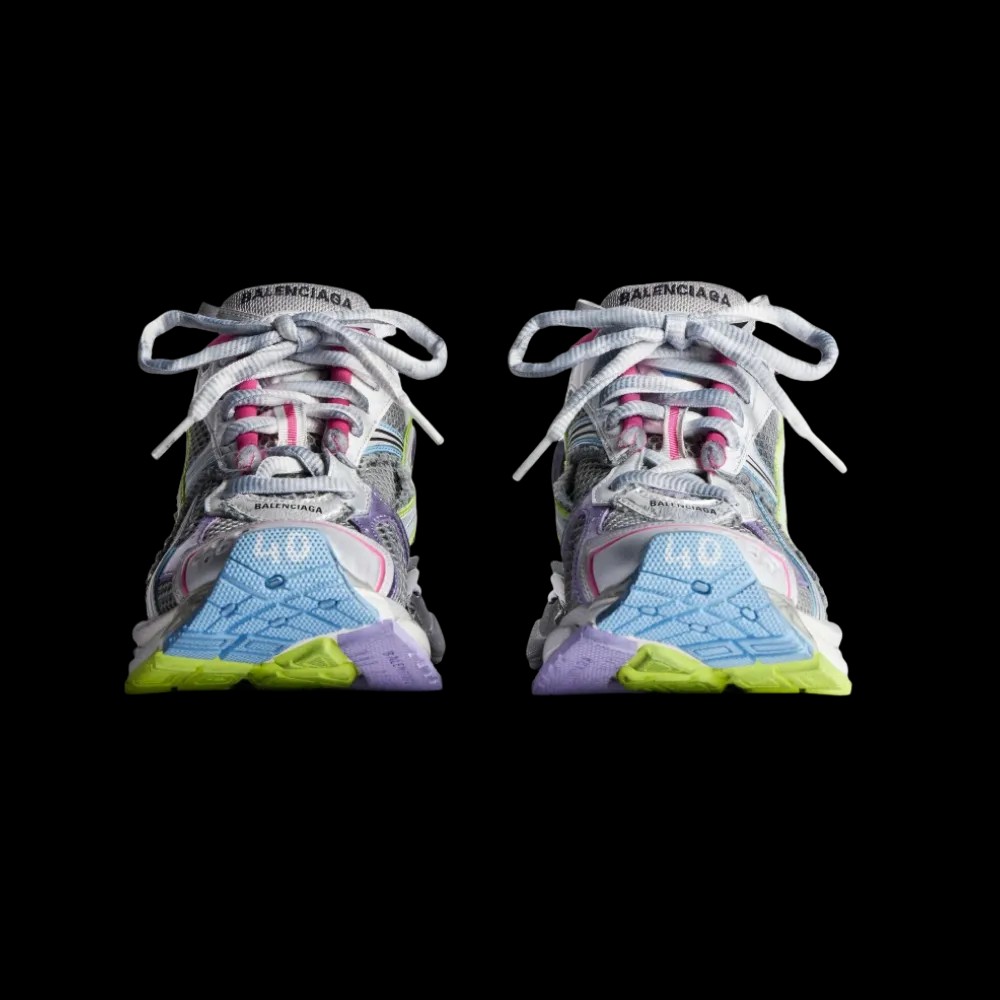 Balenciaga Runner Sneaker In Grey - HypeFly India View 4