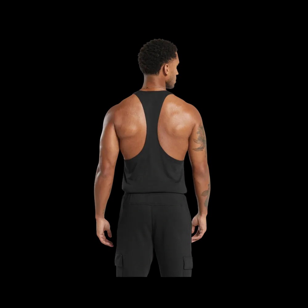 Gymshark Legacy Stringer Slim Fit Black - HypeFly India View 4