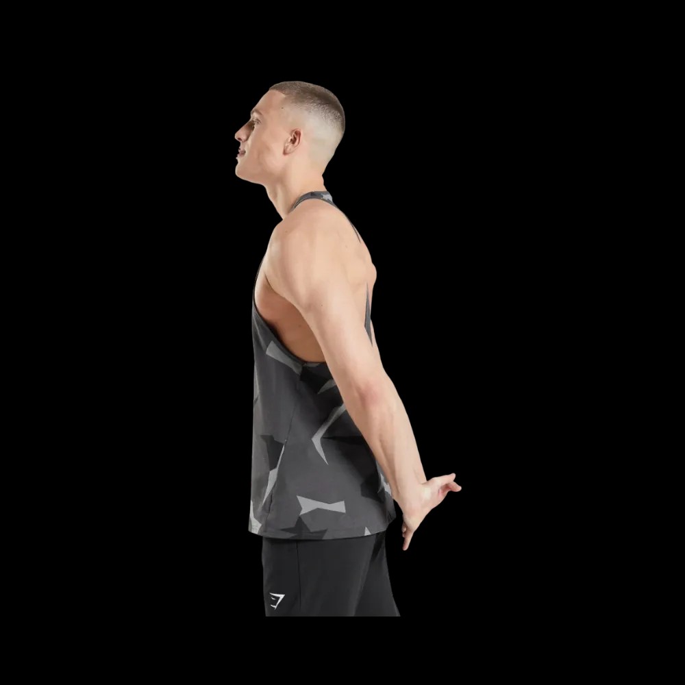 Gymshark Critical Stringer Slim Fit Black Print - HypeFly India View 3
