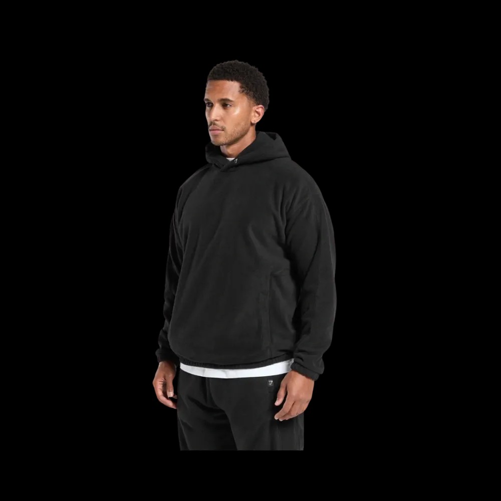 Gymshark Grade Hoodie Oversized Fit Black - HypeFly India View 3