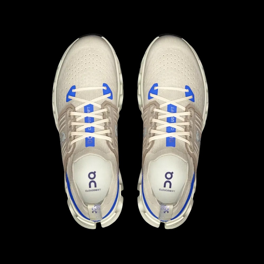 On Running Cloudswift 4 Cream | Cobalt - HypeFly India View 4