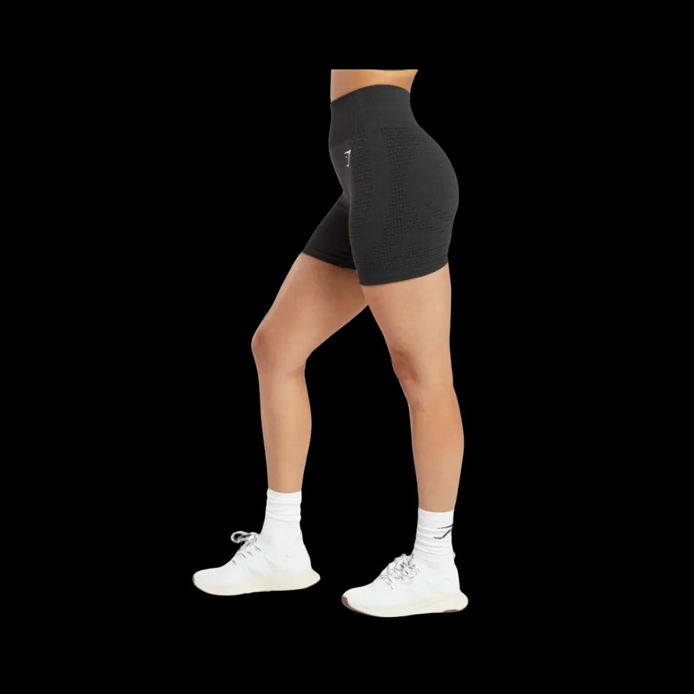 Gymshark Vital Shorts compression fit Black Marl - HypeFly India View 4