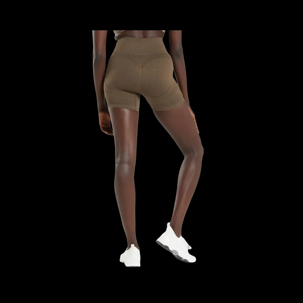 Gymshark Vital Shorts Coral Espresso Marl - HypeFly India View 4