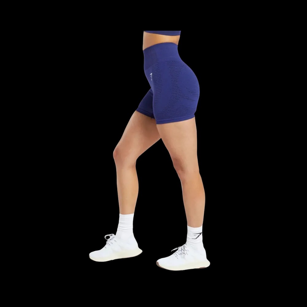 Gymshark Vital Shorts Cobalt Purple Marl - HypeFly India View 4