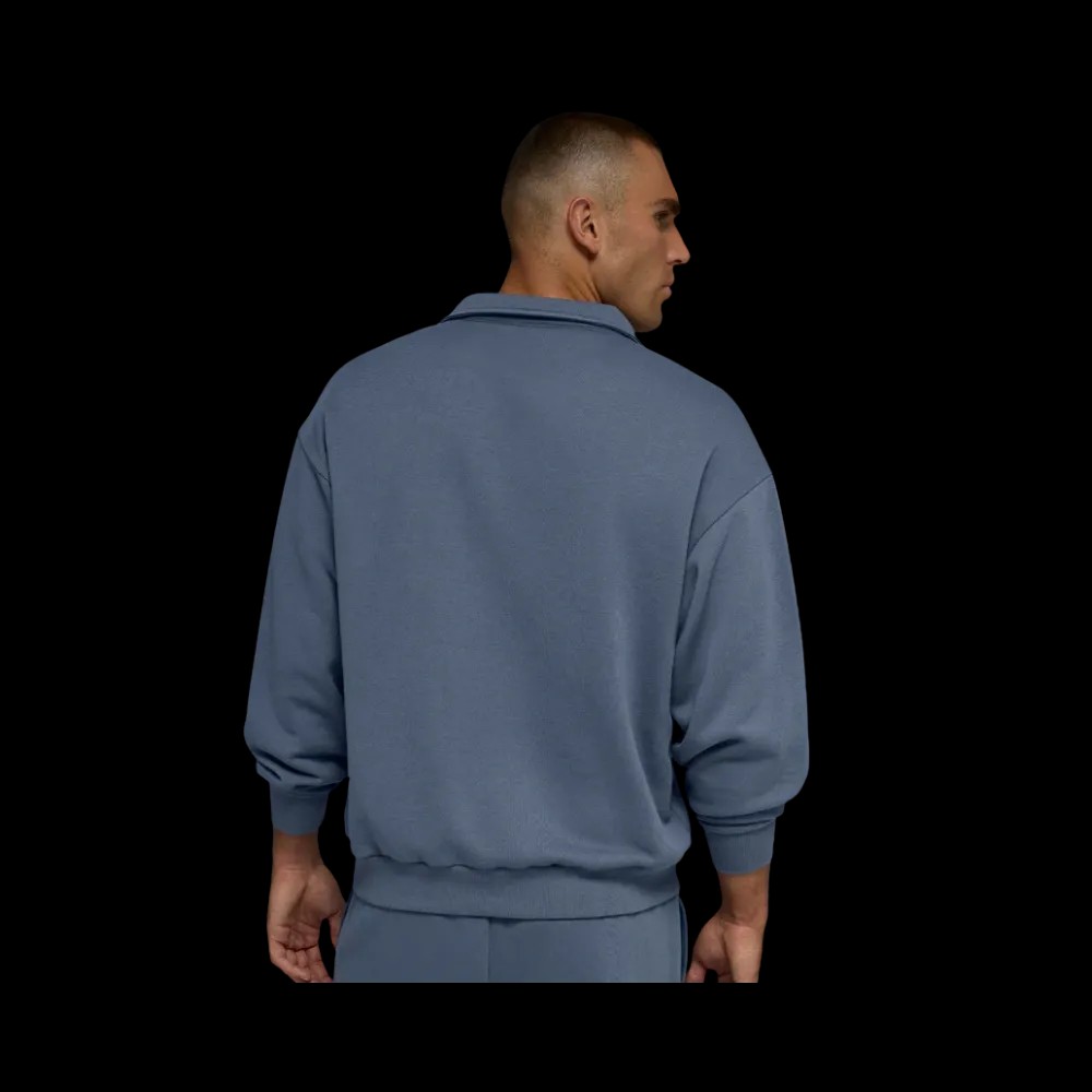 Alo Men's Accolade 1/4 Zip Pullover Bluestone - HypeFly India View 3