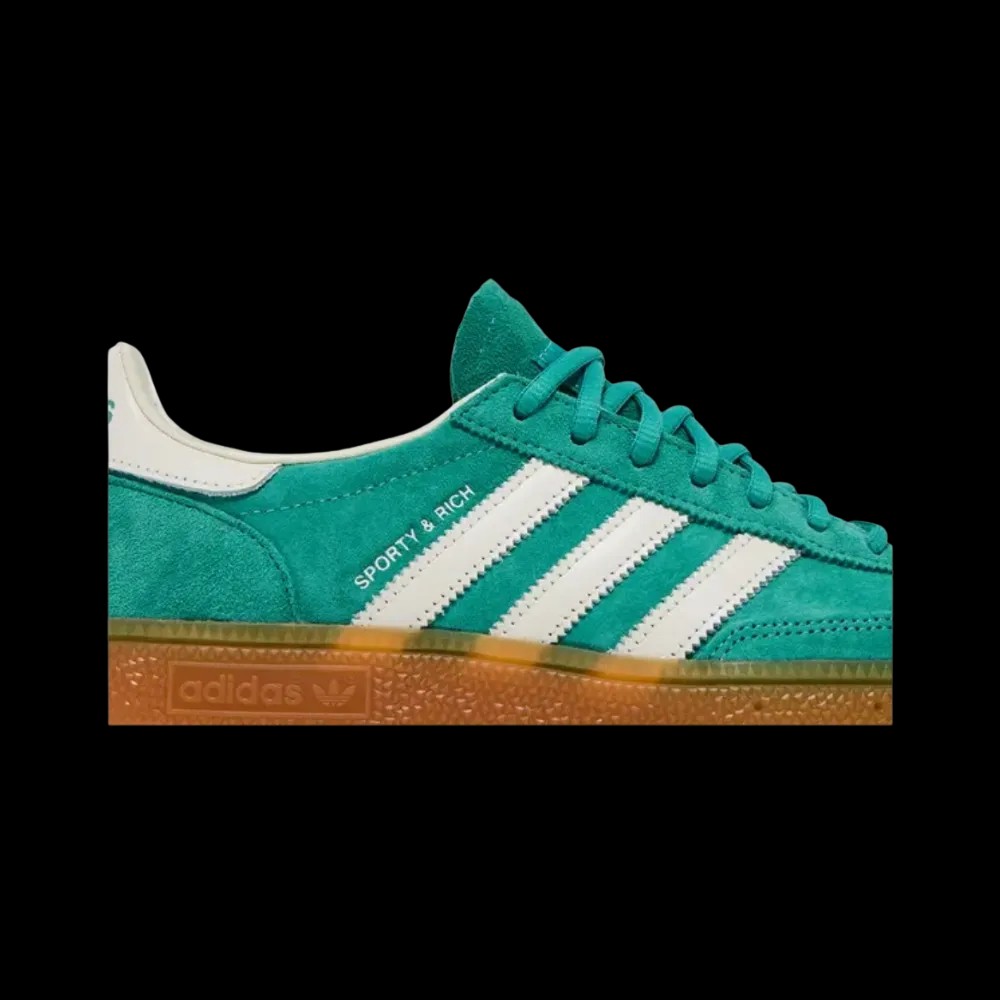 Sporty & Rich x Adidas Handball Spezial 'Green Gum' - HypeFly India View 5