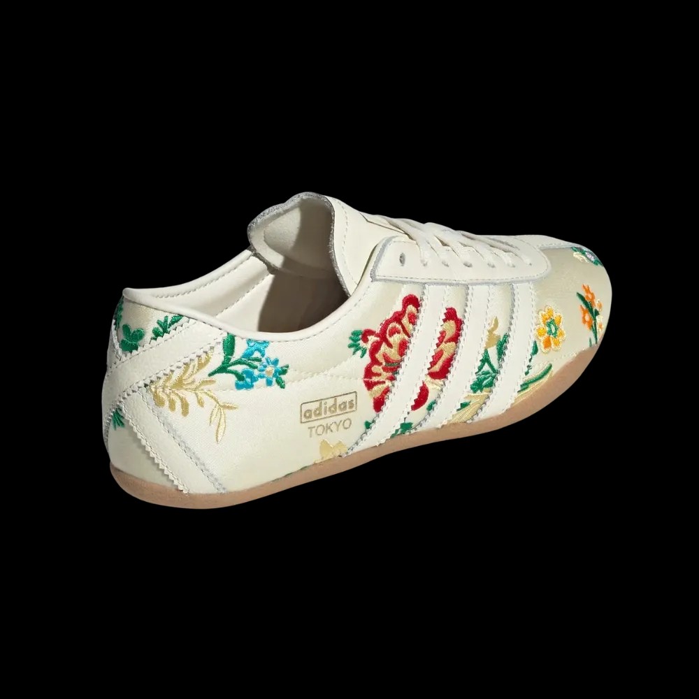Adidas Tokyo 'Floral Embroidery Pack - Cream White' - HypeFly India View 4