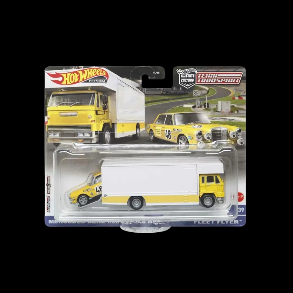 Hot Wheels Car Culture Team Transport Mercedes CLK-GTR with Aero Lift - HypeFly India View 1