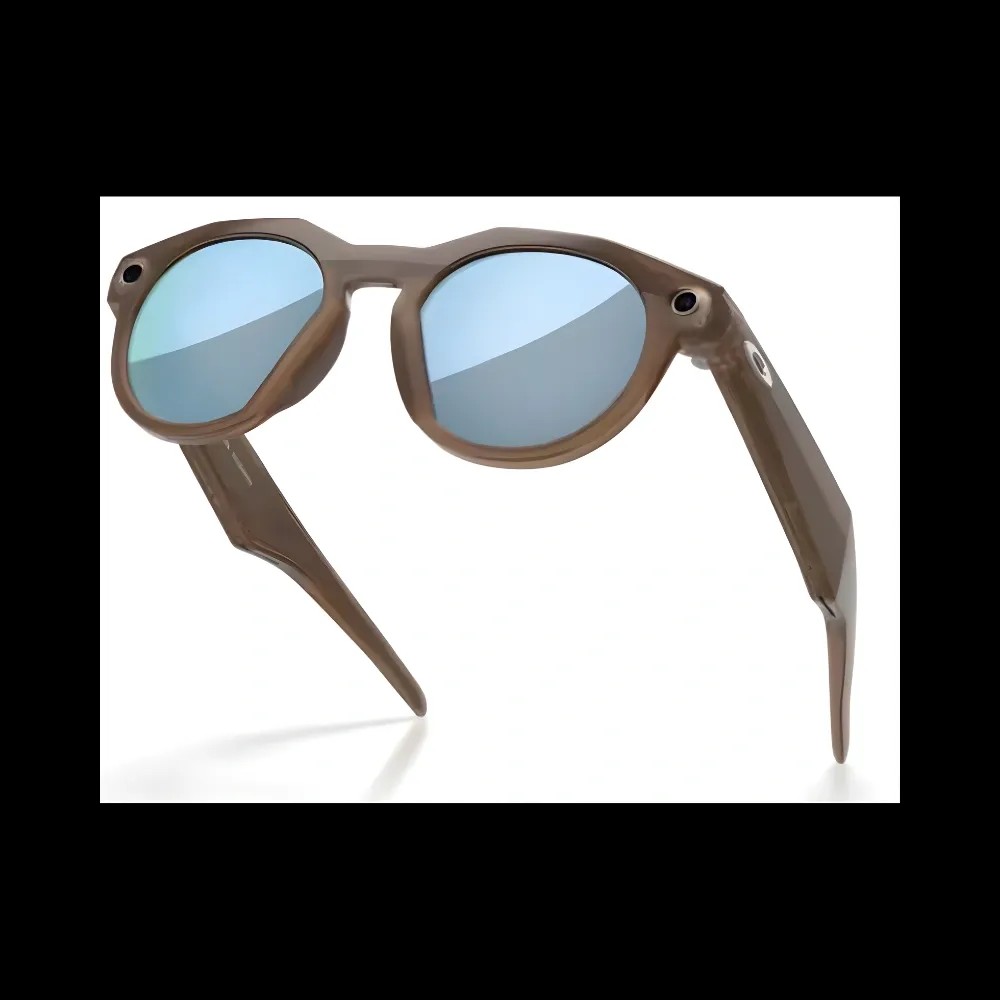 Meta x Oakley HSTN Glasses - Brown Smoke/Prizm Deep Water Polarised - HypeFly India View 5