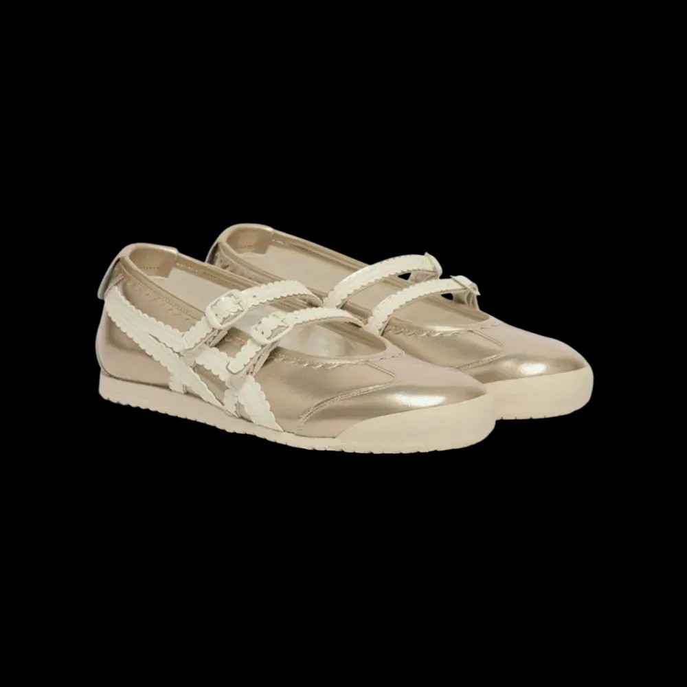 Onitsuka Tiger Mexico 66 TGRS - Metallic Pack Champagne Cream - HypeFly India View 5