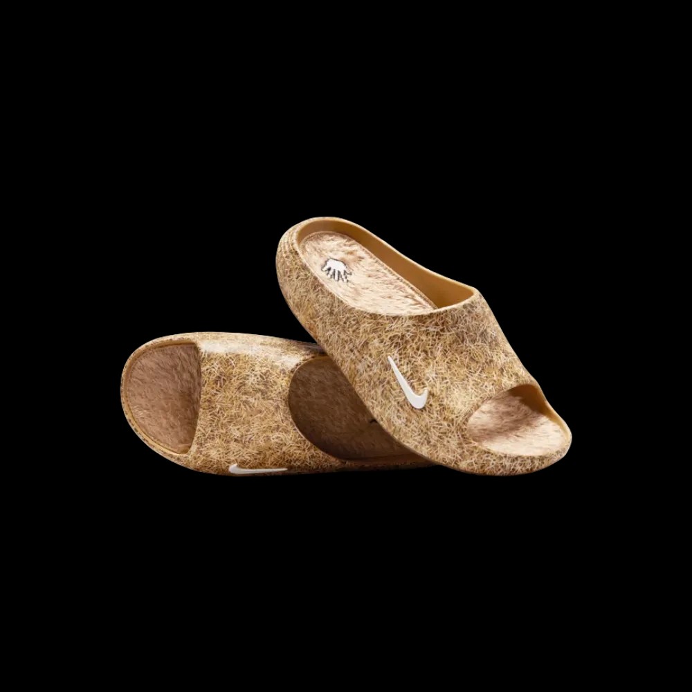 Swoosh x Nike ReactX Rejuven8 Slide 'Touch Grass - Wheat' - HypeFly India View 4