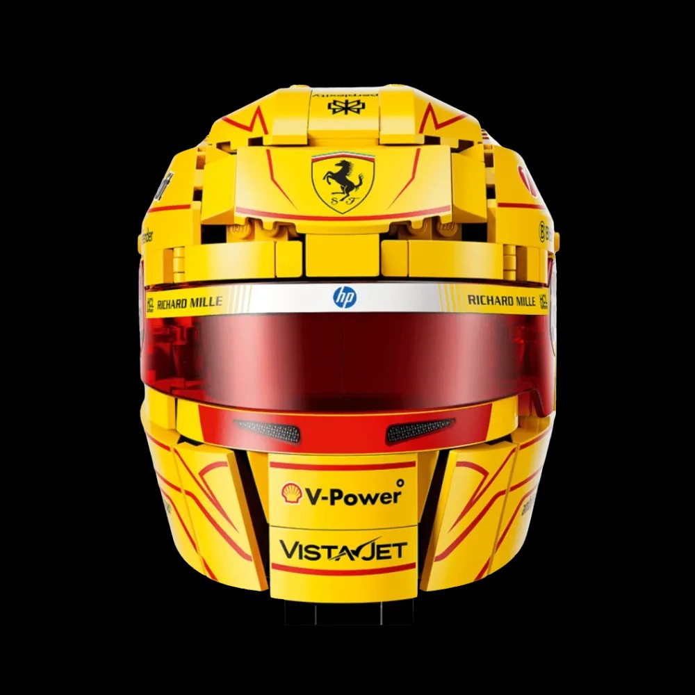 Lego Scuderia Ferrari HP Lewis Hamilton Helmet - HypeFly India View 2