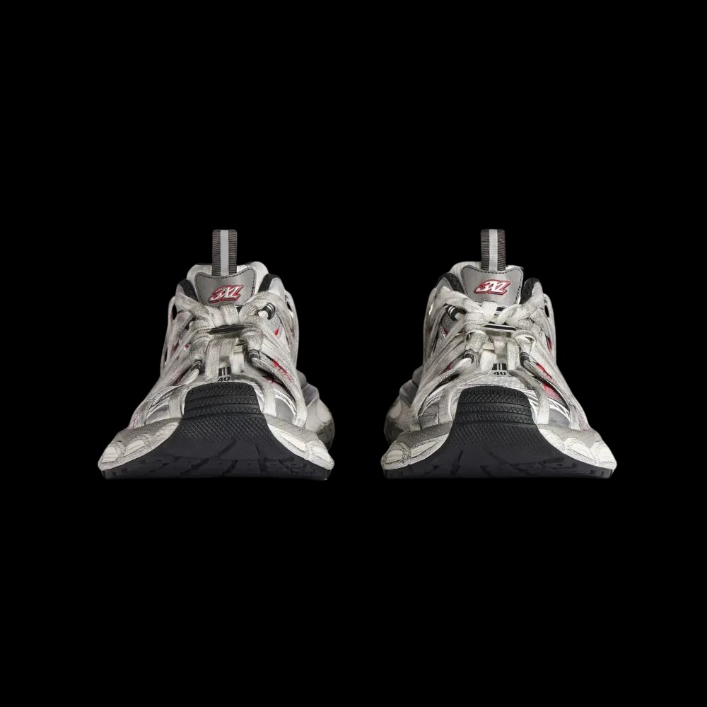 Balenciaga 3XL Extreme Laces B Sneaker In Silver - HypeFly India View 2
