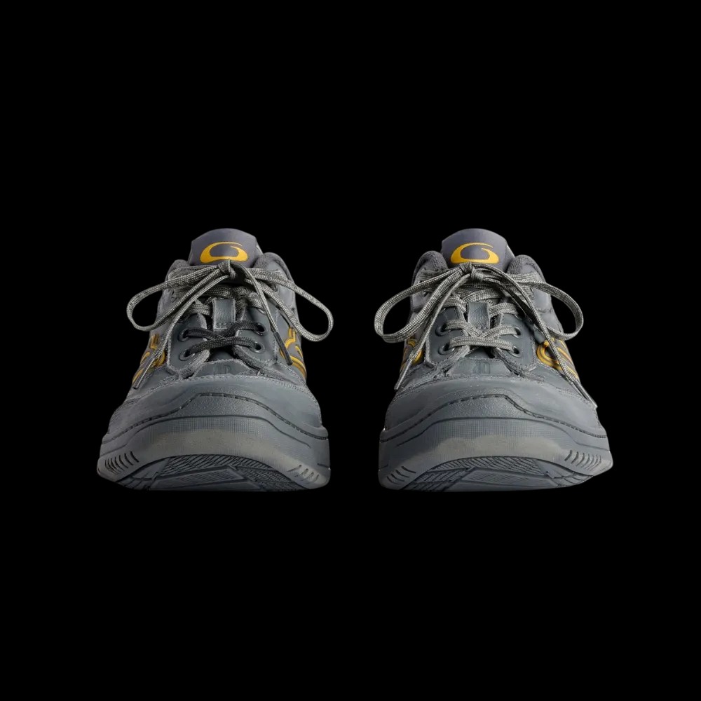 Balenciaga Hamptons Worn-Out Sneaker In Grey and Yellow - HypeFly India View 4