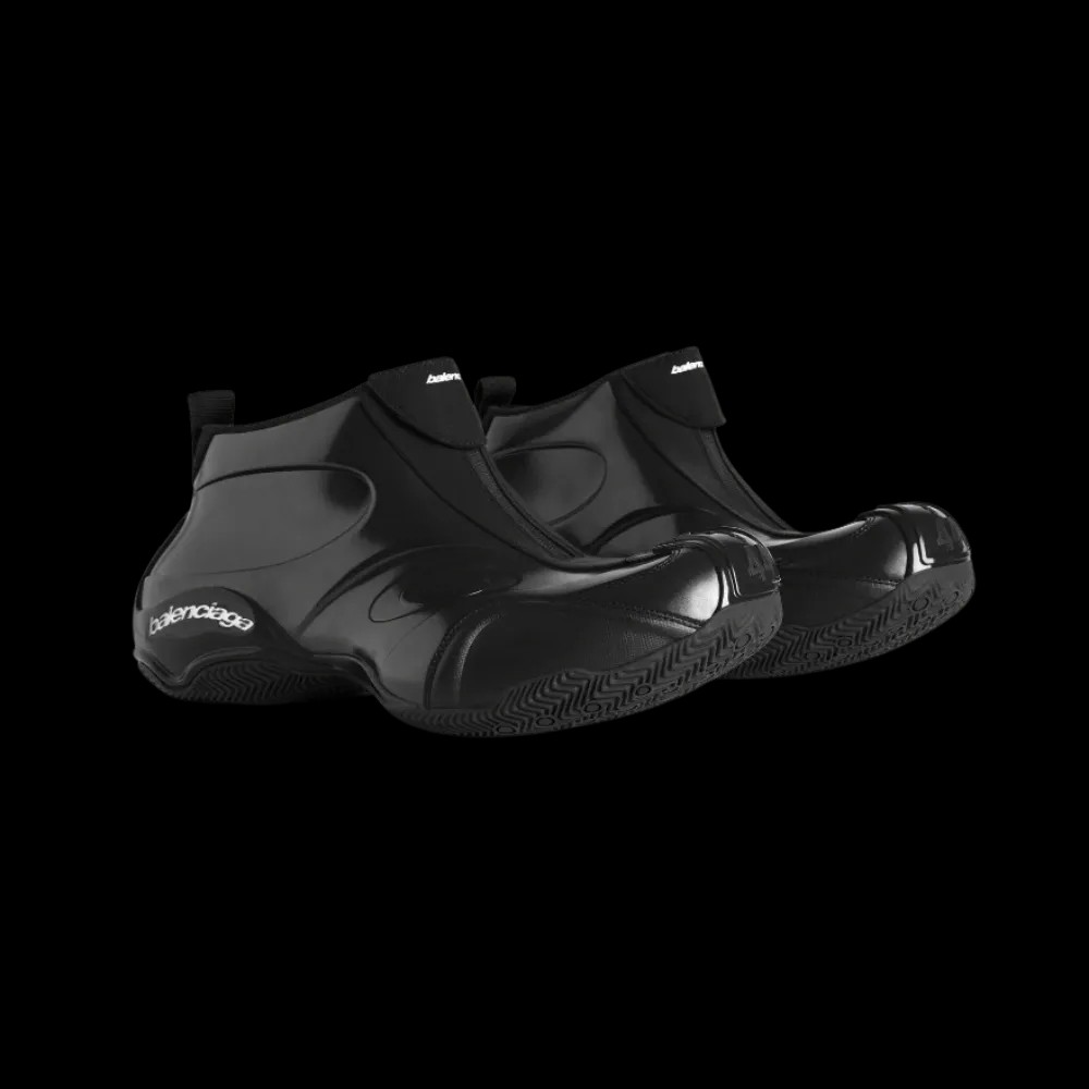 Balenciaga Basketball Sneaker In Black - HypeFly India View 5