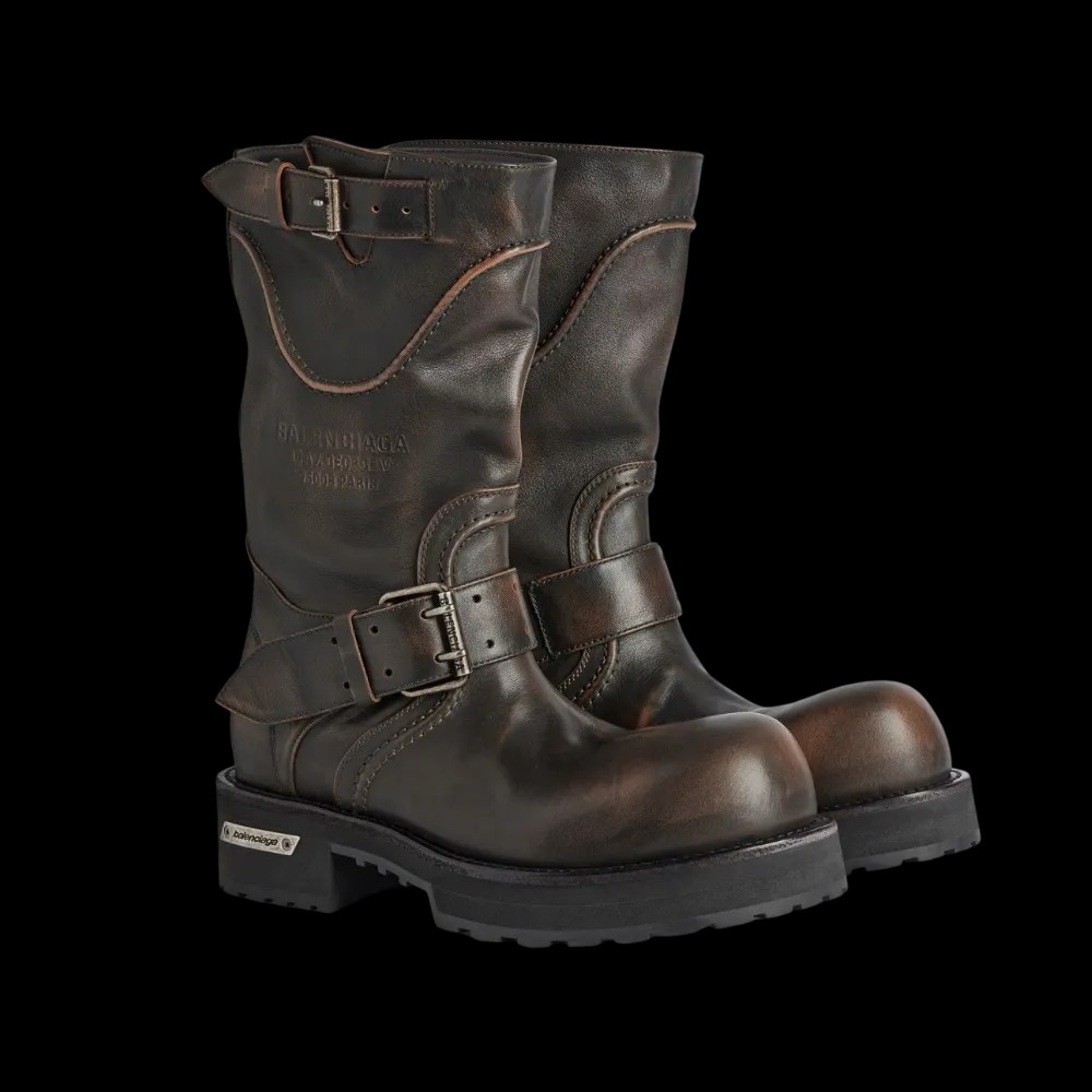 Balenciaga Venom Boot In Brown - HypeFly India View 5