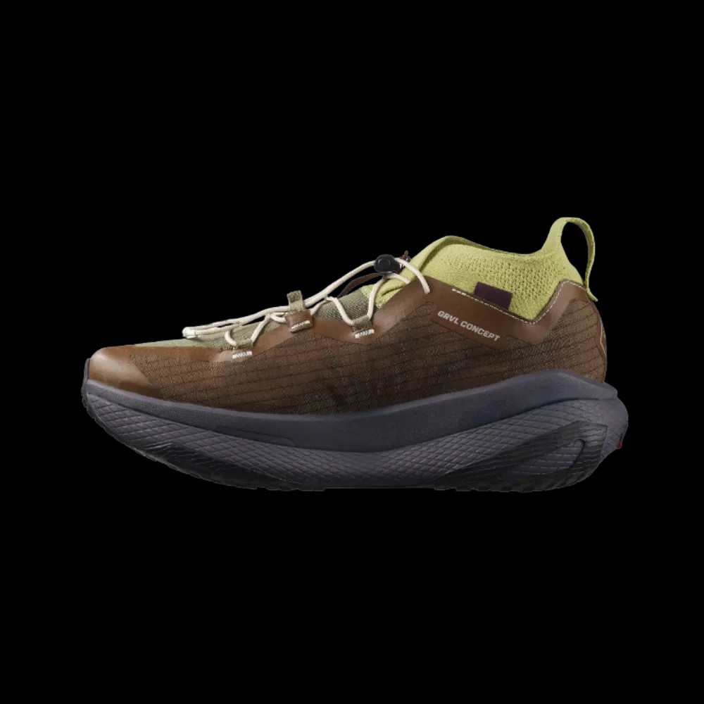 Salomon Pas Normal Studios Gravel Running Dark Earth - HypeFly India View 3