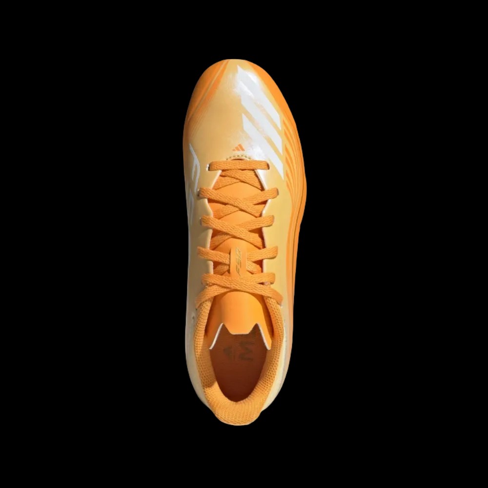 Adidas F50 Messi League Firm Multi Ground Soccer Cleats Kids Pure Tangerine - HypeFly India View 3