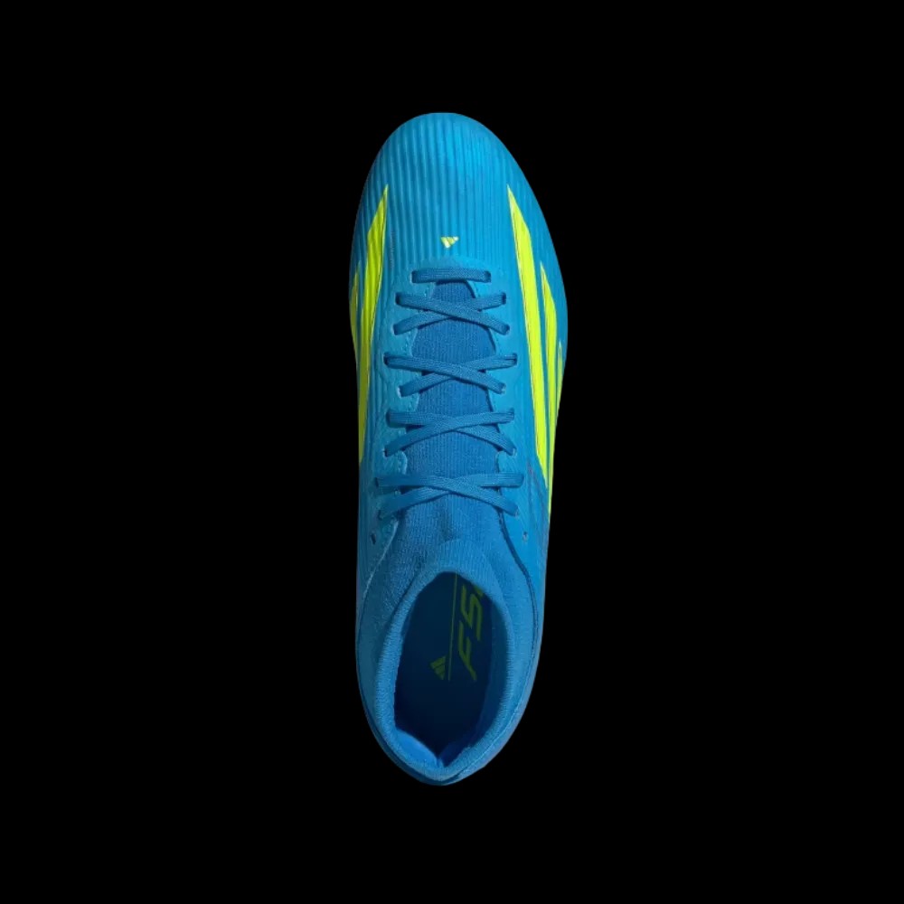 Adidas F50 League Mid Cut Firm Multi Ground Soccer Cleats Lucid Aquamarine - HypeFly India View 3