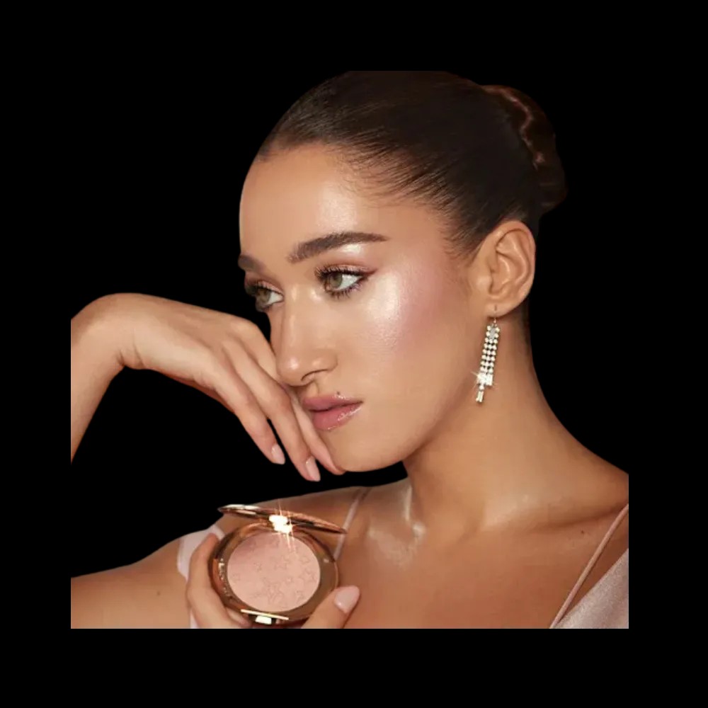 Charlotte Tilbury Hollywood Glow Glide Face Architect Highlighter Pillow Talk Glow - HypeFly India View 3