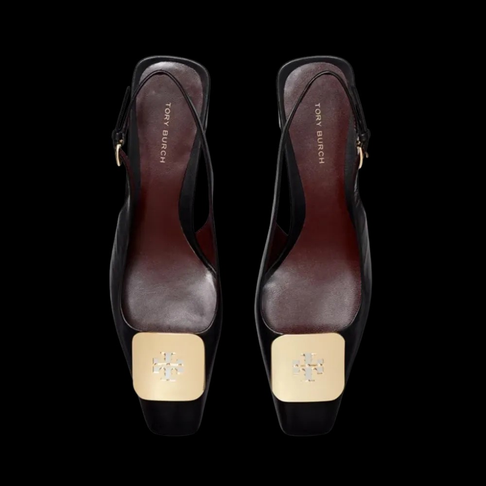 Tory Burch Georgia Slingback Perfect Black - HypeFly India View 4