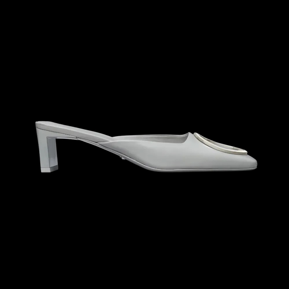 Tory Burch Ring Heeled Mule Loutre Gray - HypeFly India View 1
