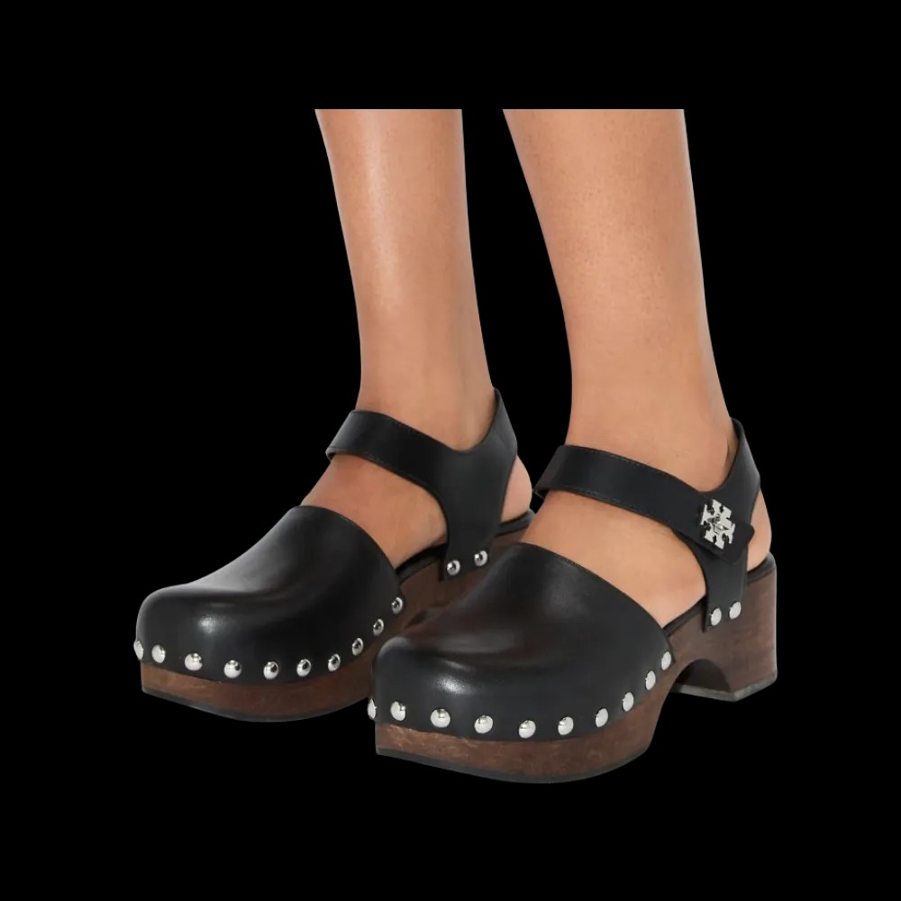 Tory Burch Turnlock Clog Perfect Black - HypeFly India View 3