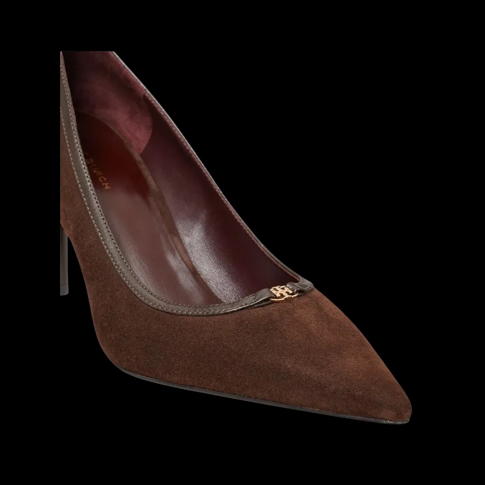 Tory Burch Double T Buckle Pump Dark Cocoa - HypeFly India View 4