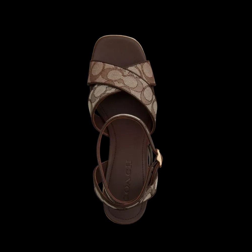 Coach Block In Signature Jacquard Oak - HypeFly India View 2