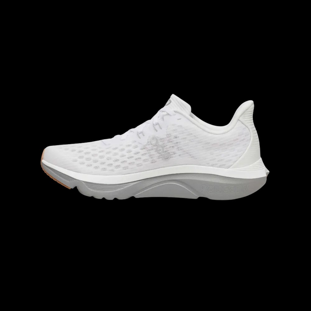 Saucony Kinvara 16 White | Gum - HypeFly India View 2