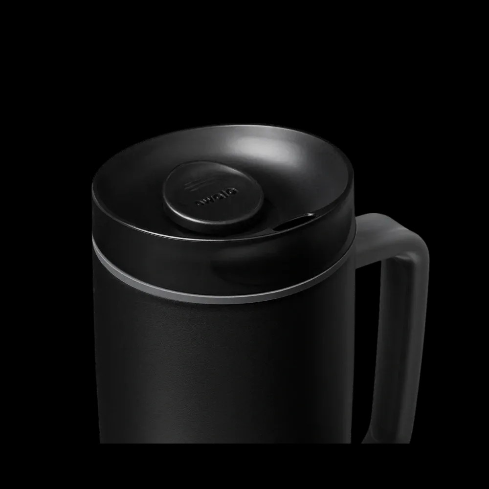 Owala Smoothsip-Slider-With-Handle 24oz "Very%2C Very Dark" - HypeFly India View 4