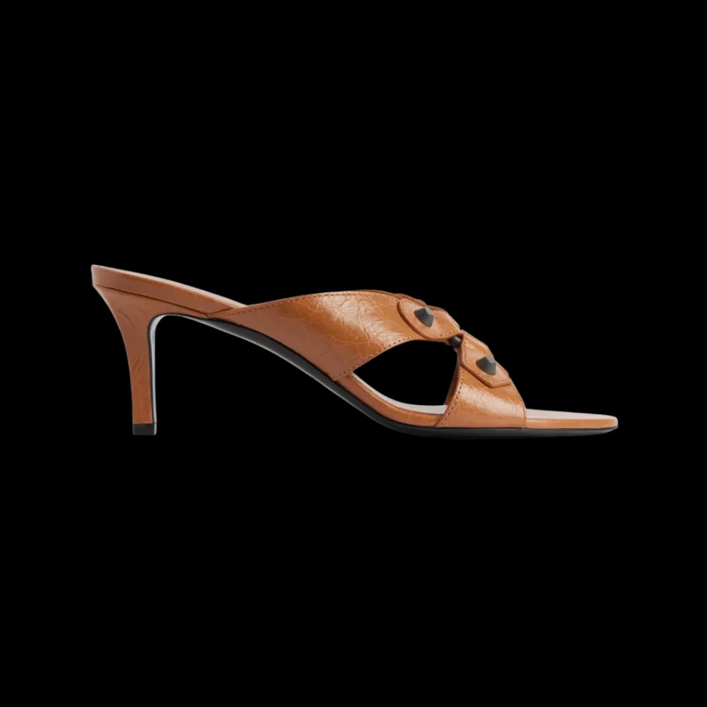 Balenciaga City Sandal In Camel - HypeFly India View 1