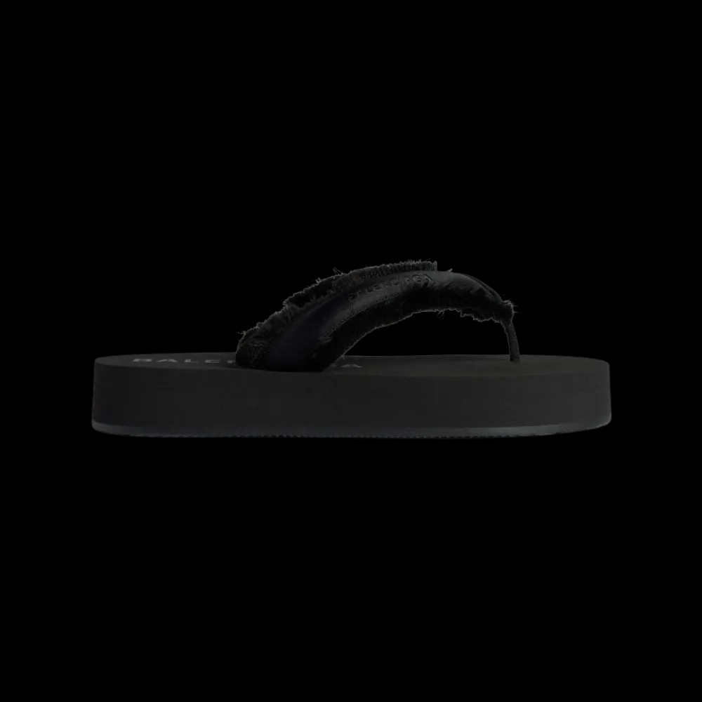 Balenciaga Jet Lag Thong In Black - HypeFly India View 1