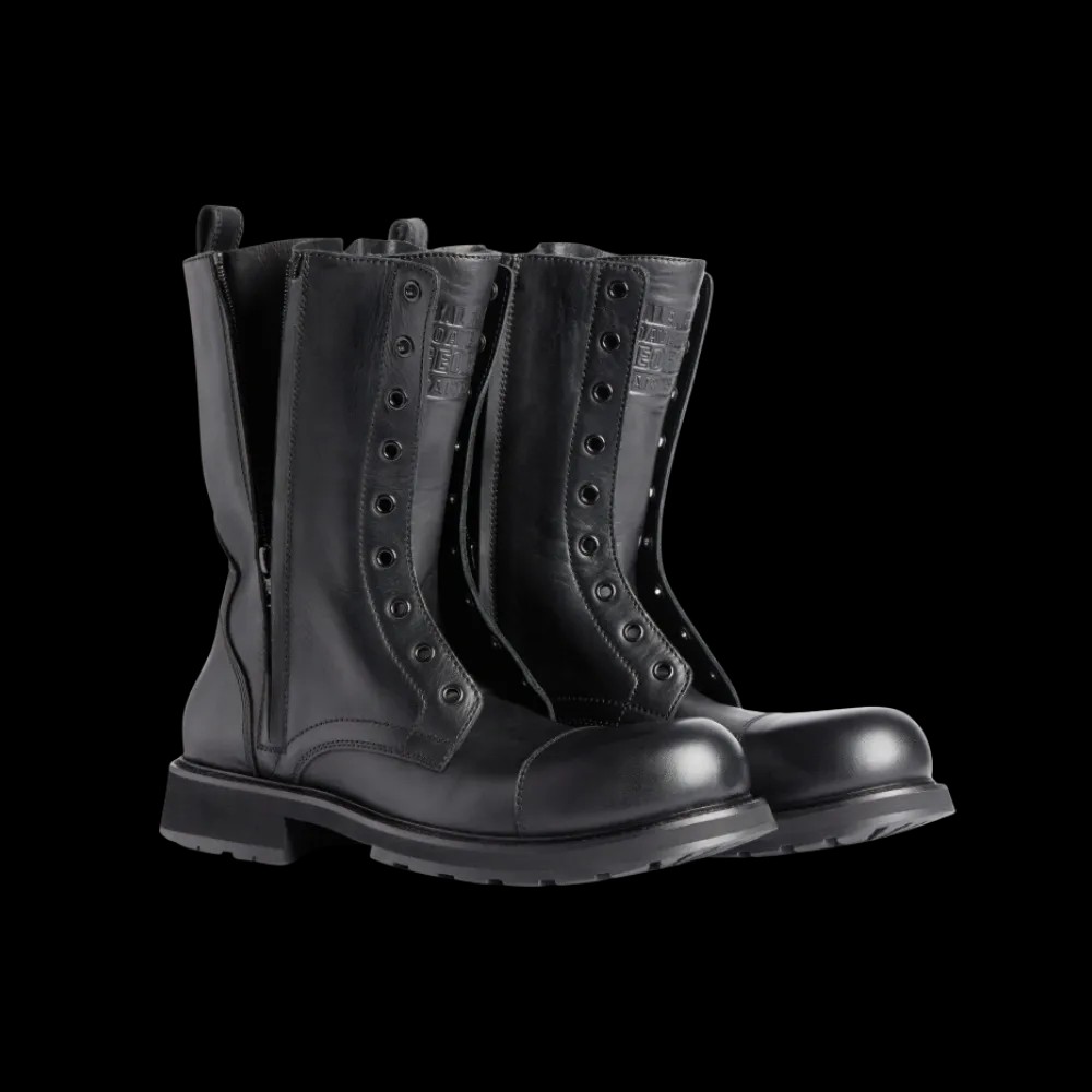 Balenciaga Truck Lace-Up Boot In Black - HypeFly India View 5