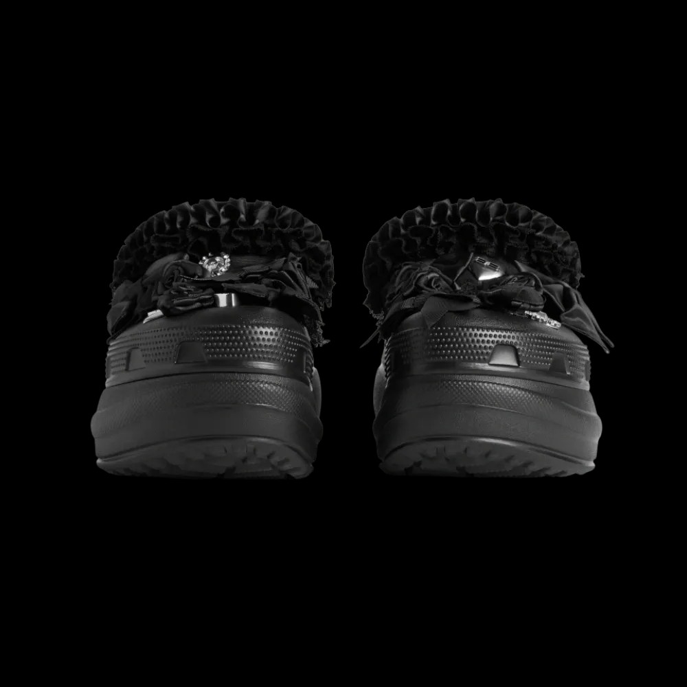 Balenciaga Crocs Mule Jibbitz In Black - HypeFly India View 4