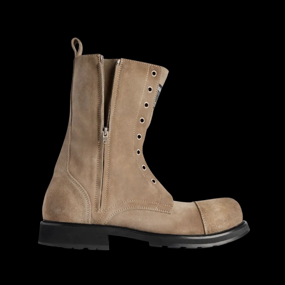 Balenciaga Truck Lace-Up Boot In Sand - HypeFly India View 1