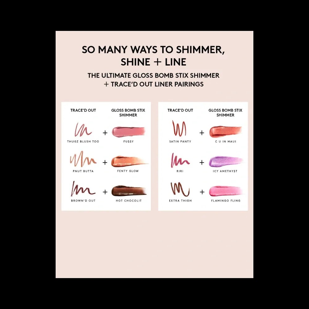 Fenty Gloss Bomb Stix High-Shine Gloss Stick Shimmering Flamingo Fling - HypeFly India View 4