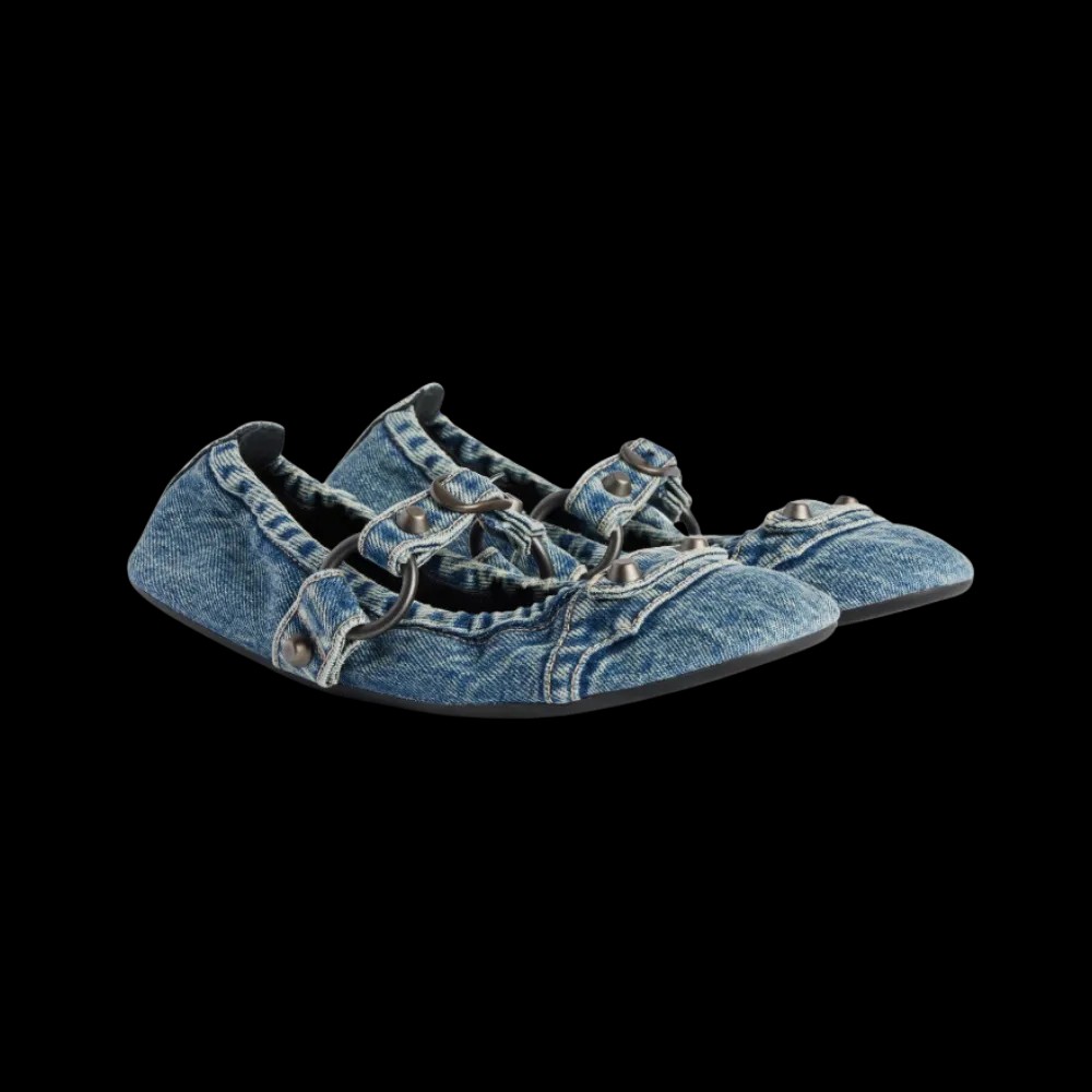 Balenciaga City Ballerina In Blue - HypeFly India View 5