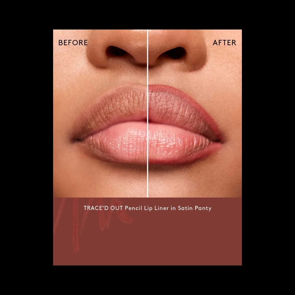 Fenty Trace'd Out Longwear Waterproof Pencil Lip Liner Extra Thigh RiRi The MVP Coal Blooded I Woodn't Brown'd Out Pnut Butta Rubbabandz Satin Panty - HypeFly India View 4
