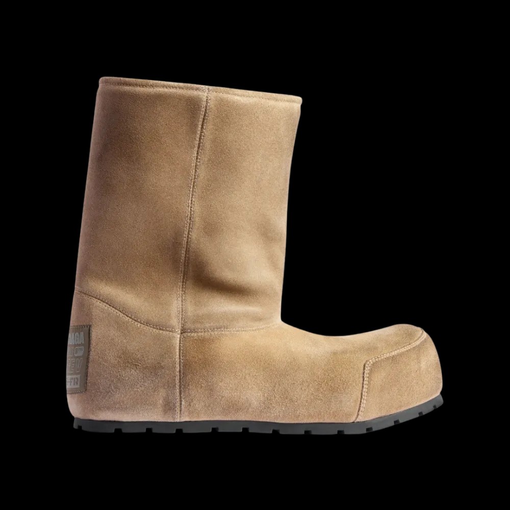 Balenciaga Dumbo Bootie In Beige - HypeFly India View 1