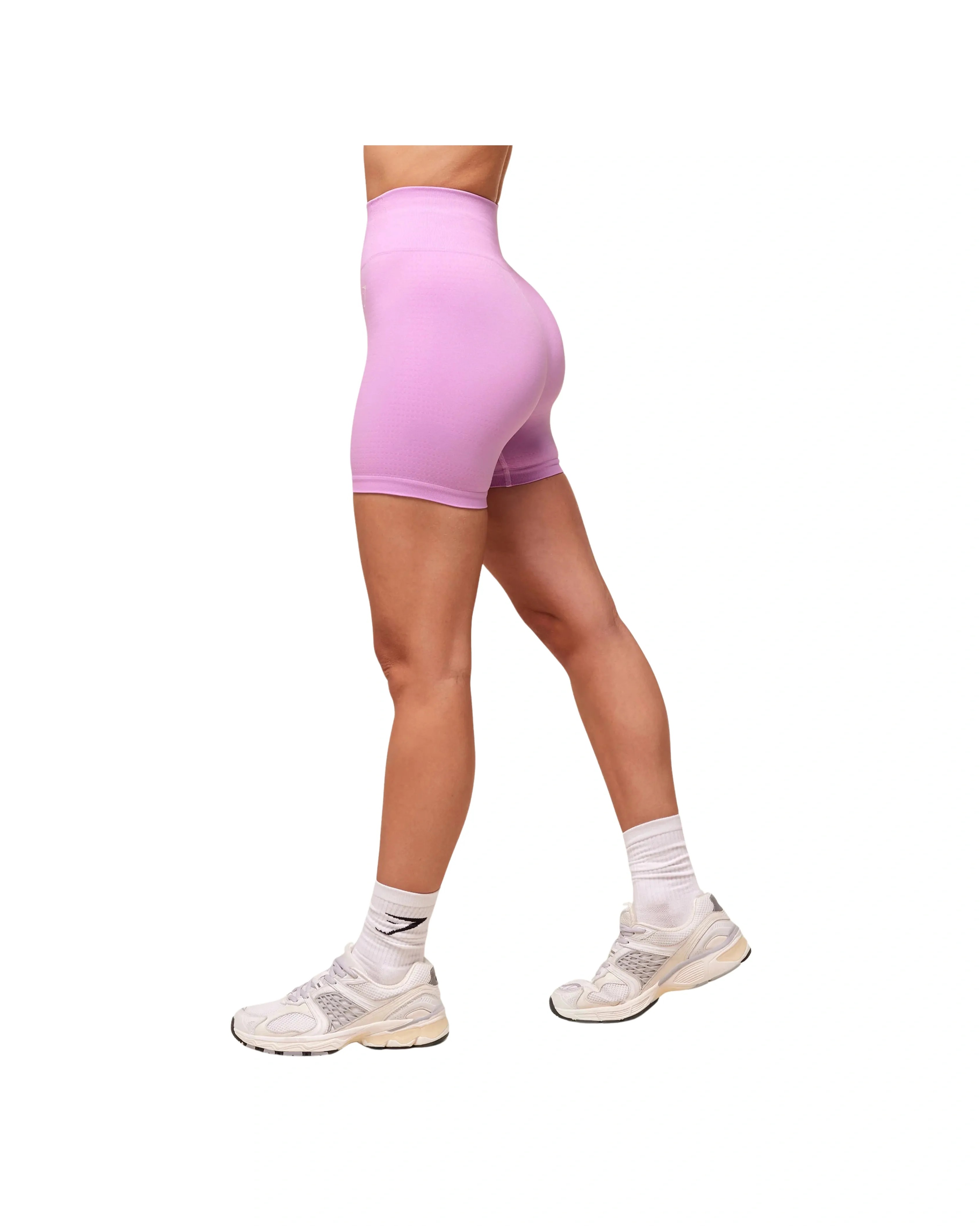 Gymshark Vital Shorts Sour Pink/Marl - HypeFly India View 3