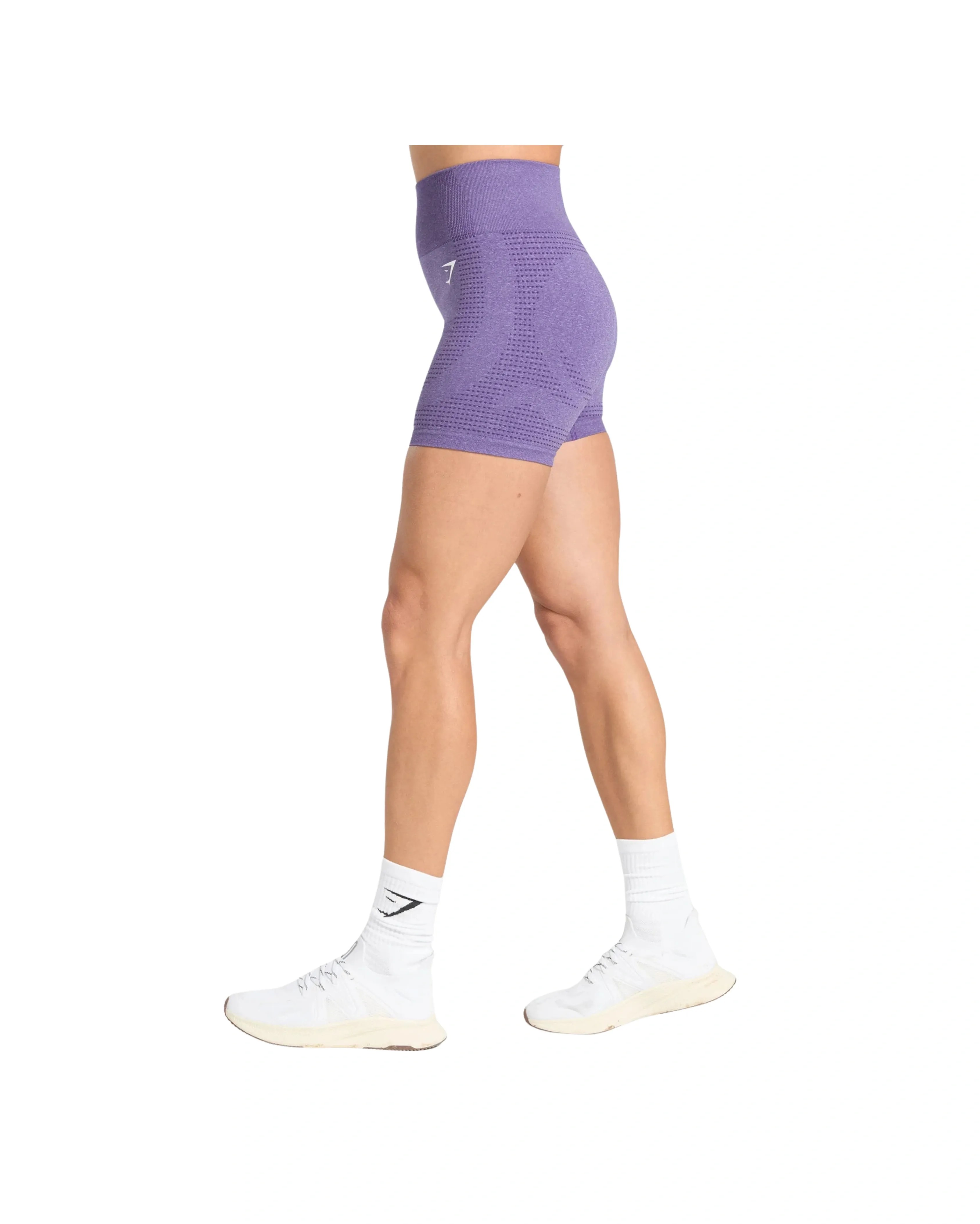 Gymshark Vital Shorts body fit Functional Purple Marl - HypeFly India View 3