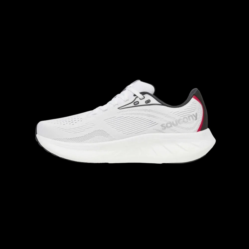 Saucony Ride 18 White | Black - HypeFly India View 2