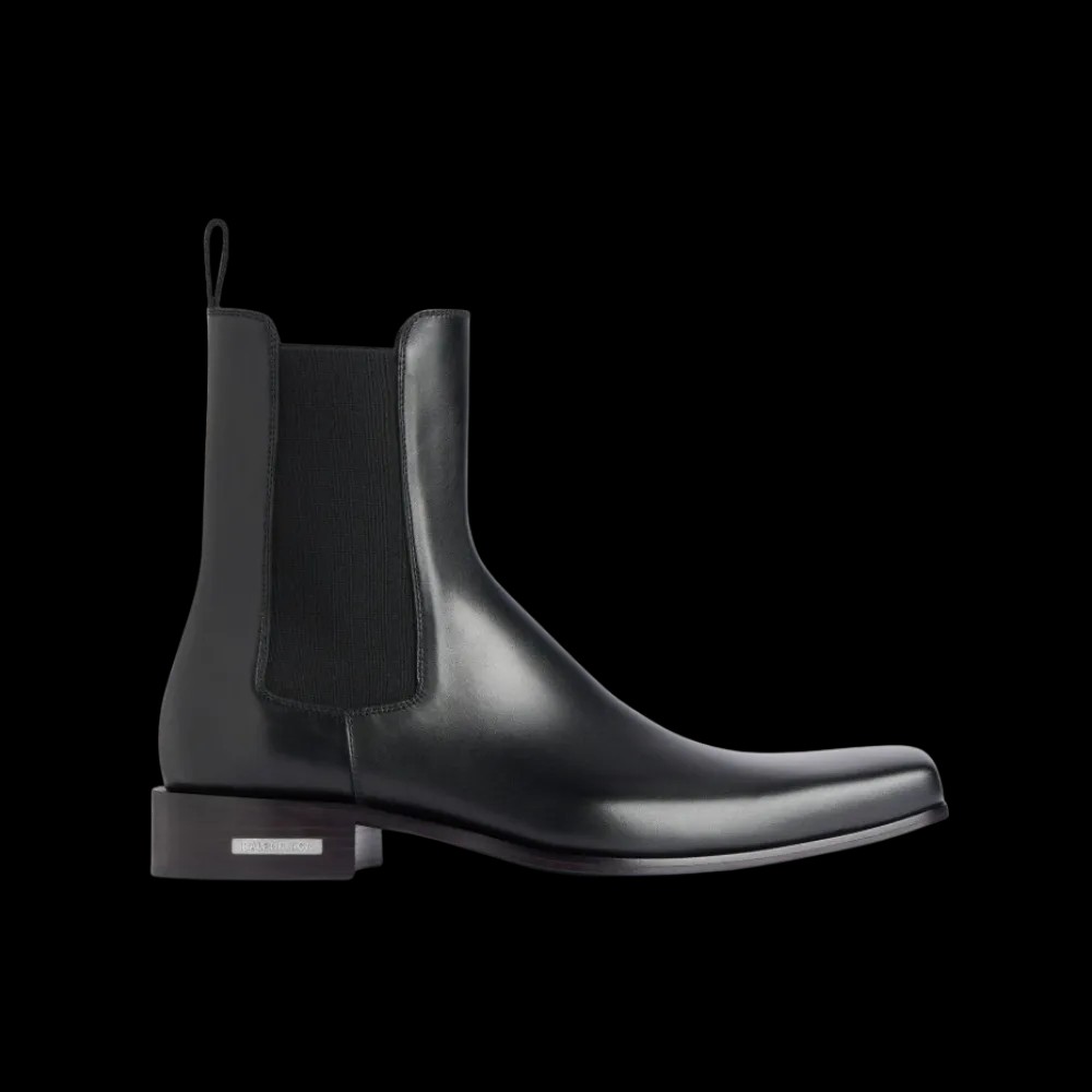 Balenciaga Concorde Chelsea In Black - HypeFly India View 1