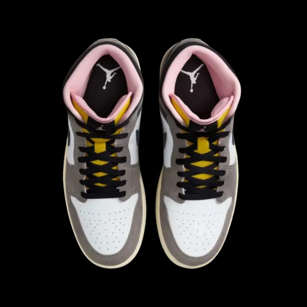 Nike Air Jordan 1 Mid 'Cave Stone' - HypeFly India View 5
