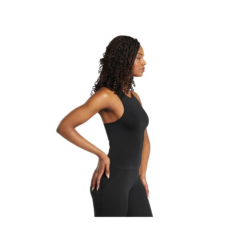Gymshark Everyday Seamless Tight Fit Tank Black - HypeFly India View 5