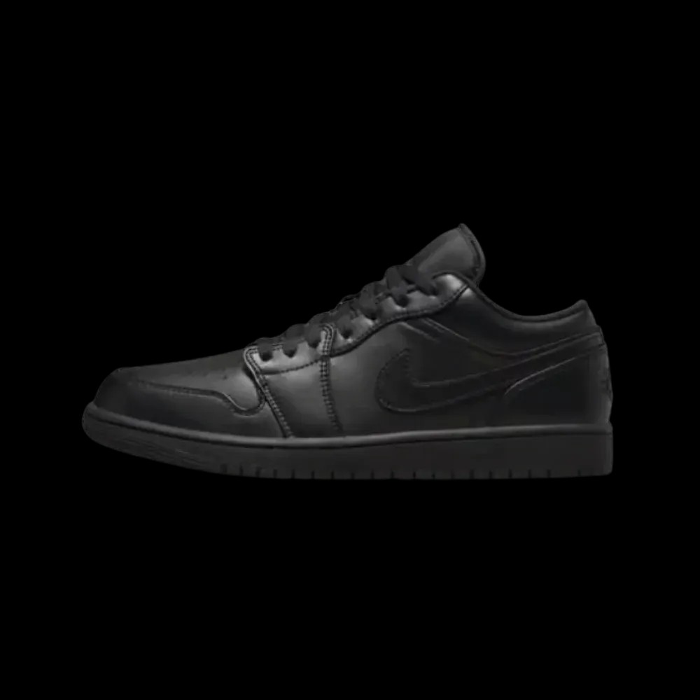 Air Jordan 1 Low 'Triple Black' - HypeFly India View 5