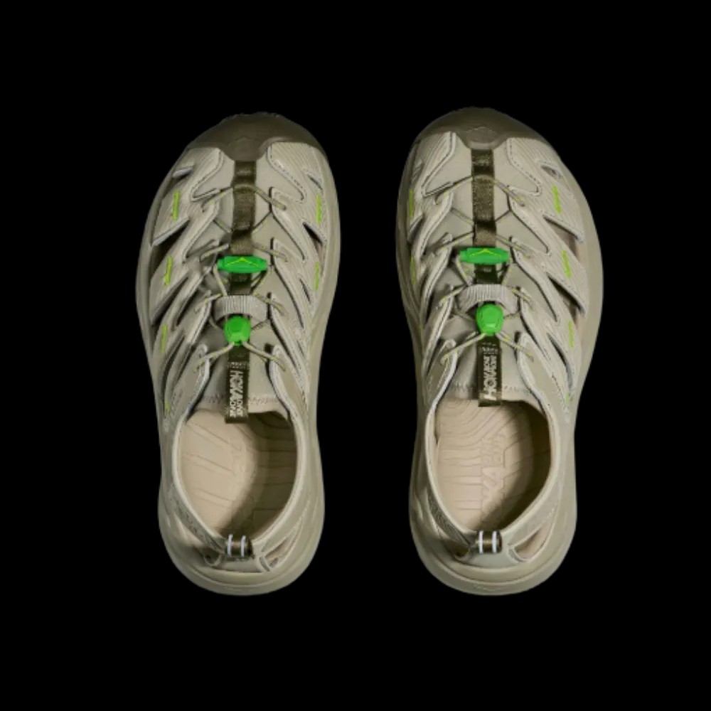 Hoka Hopara Oyster Mushroom /Neon Lime - HypeFly India View 5